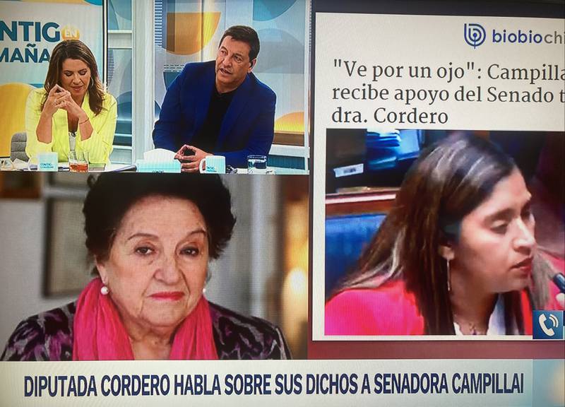 Diputada Cordero en Contigo en la Mañana / Captura de TV
