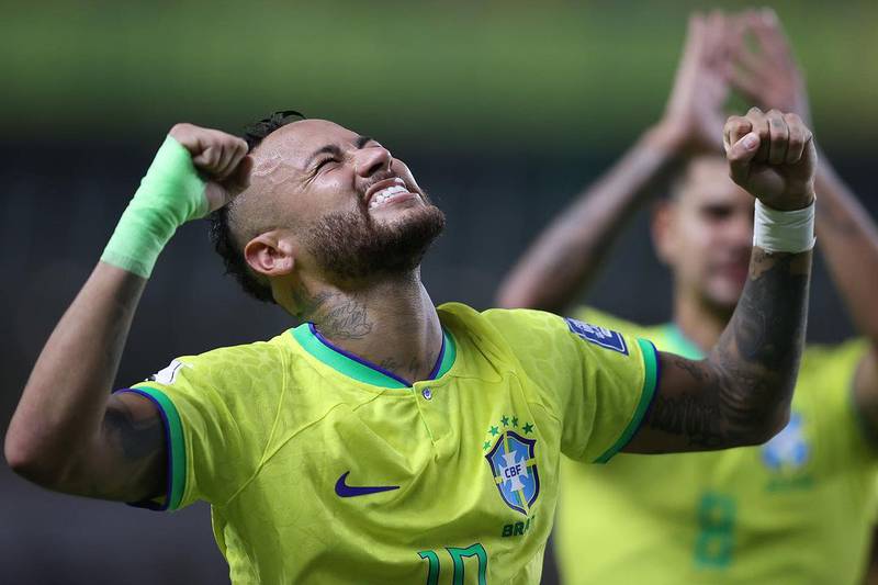 Neymar anotó el cuarto y el quinto tanto en la goleada sobre Bolivia. / @cbf_futebol