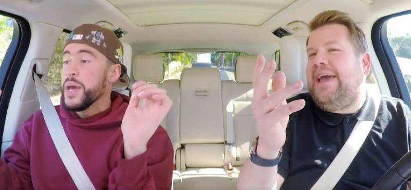 Bad Bunny llega a Carpool Karaoke: cuándo estrena  / Twitter