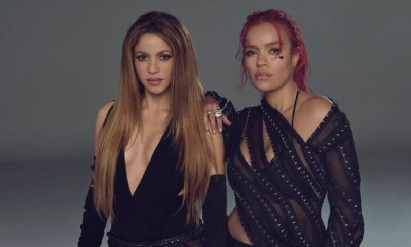 Shakira y Karol G arrasan con TQG. / Foto: Instagram