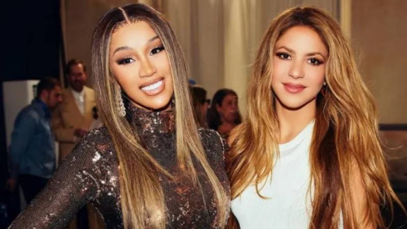 Shakira y Cardi B se conocieron en Paris.  / Foto: Instagram