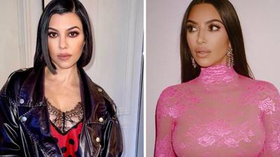 Como el agua y aceite: Kourtney y Kim Kardashian protagonizan discusión