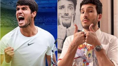 ¡Tremendo crossover! Carlos Alcaraz invita a Sebastián Yatra a cantar y a jugar tenis al US Open