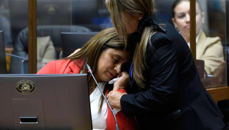 Fabiola Campillai afectada por dichos de Dra. Cordero / Senado Tv