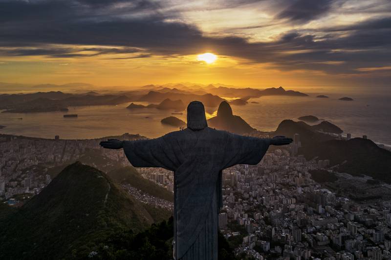 El Cristo Redentor es un símbolo de Río y de Brasil. / Florian Plaucheur / AFP