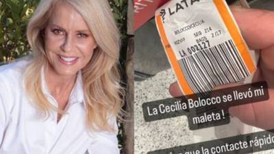 “Tenemos exactamente la misma”: Cecilia Bolocco se llevó la maleta de un contador y él tuvo que ir a su casa
