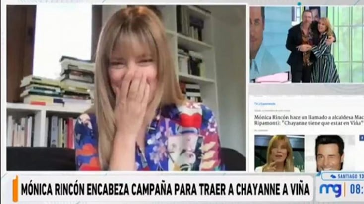 Mónica Rincón se ruboriza ante la atrevida pregunta sobre Chayanne / lacuarta.com