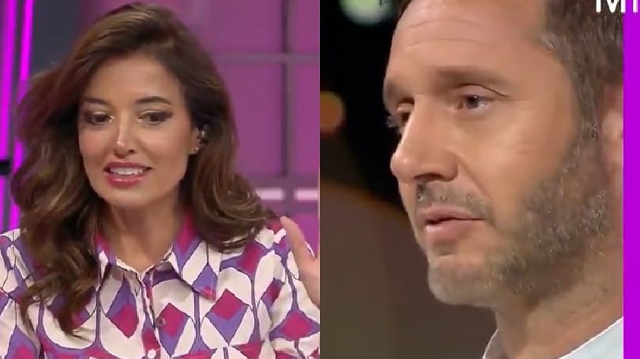Yamila Reyna y Benjamín Vicuña / Captura TV