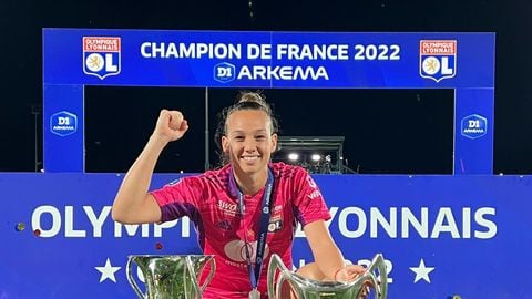 Tiane Endler ganó en 2022 la Champions League y la liga francesa. / instagram @tianeendler