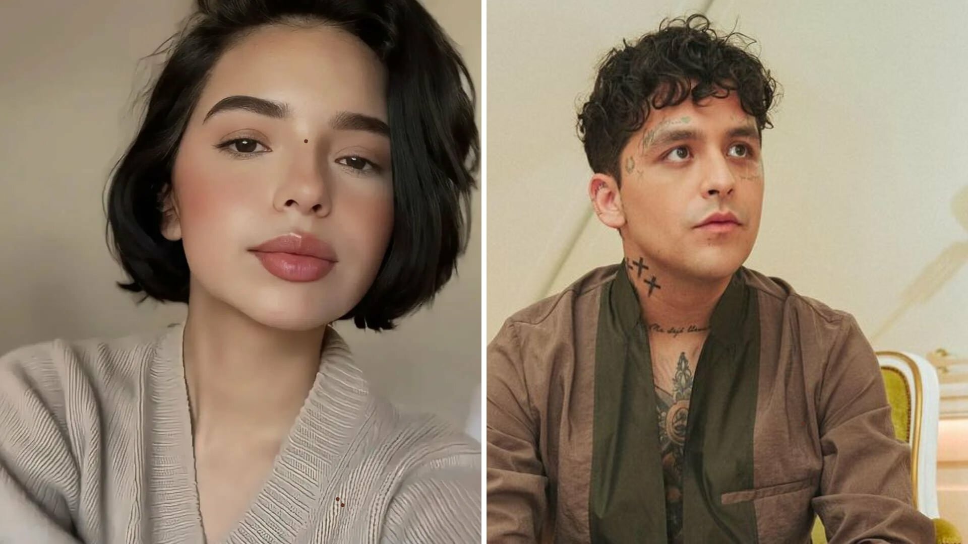 Esta fue al dulce reacción de Christian Nodal a la sexi foto que Ángela Aguilar publicó en su Instagram