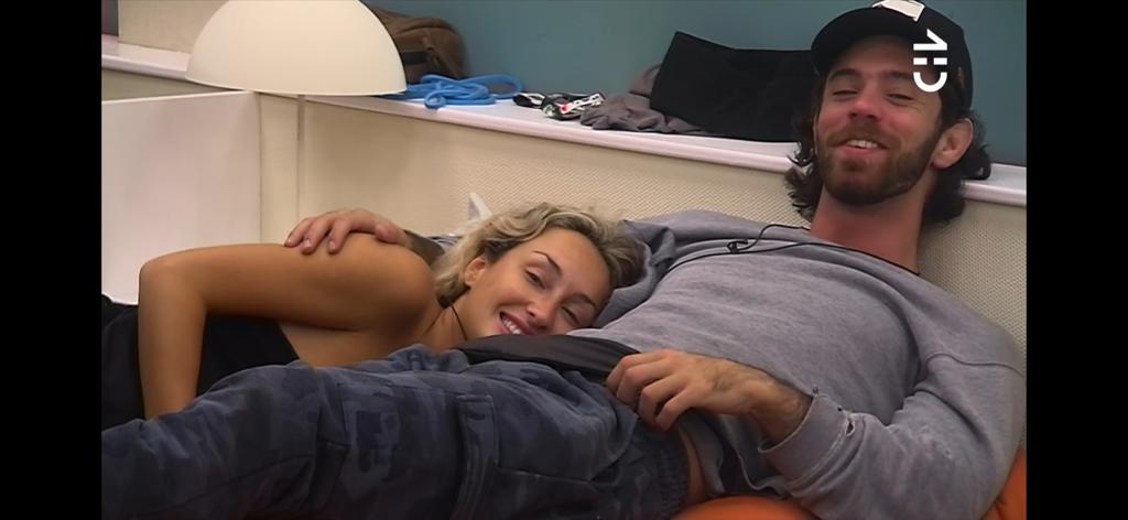 Lucas Crespo y Francisca Maira / Captura TV