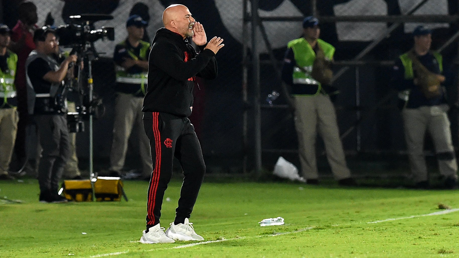 Sampaoli no lo pasa bien en Flamengo. / Norberto Duarte/AFP