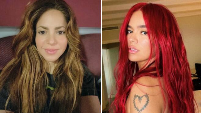 ¿Colaboración en puerta? Shakira y Karol G podría hacer un tema juntas / Instagram