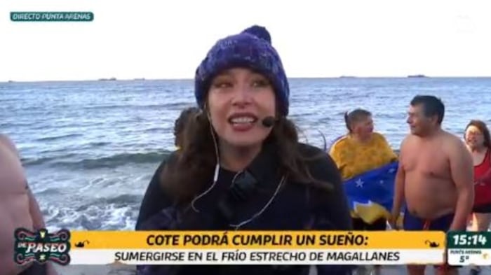 María José Quintanilla en el Estrecho de Magallanes / Captura de pantalla