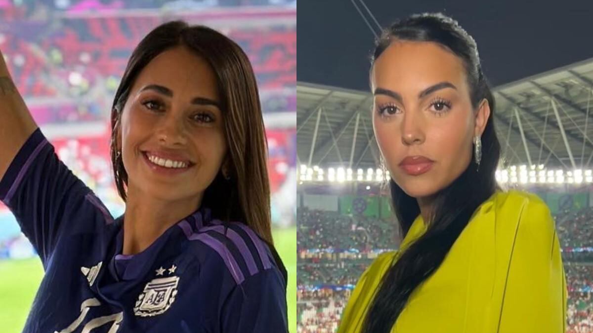 Antonela Roccuzzo y Georgina Rodríguez han sido de las mujeres más comentadas en el Mundial.  / Foto: Instagram @antonelaroccuzzo / @georginagio