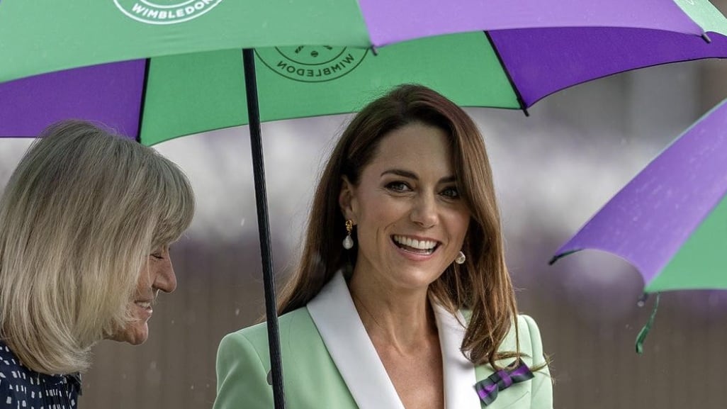 La princesa Kate Middleton en Wimbledon. / Instagram @wimbledon
