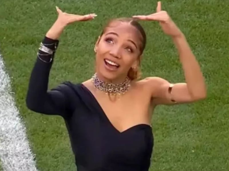 Justina Miles, la intérprete de señas que se robó el show en el Super Bowl 