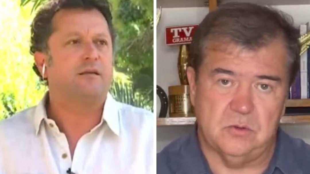 Daniel Alcaíno y Mauricio Correa / Captura TVN