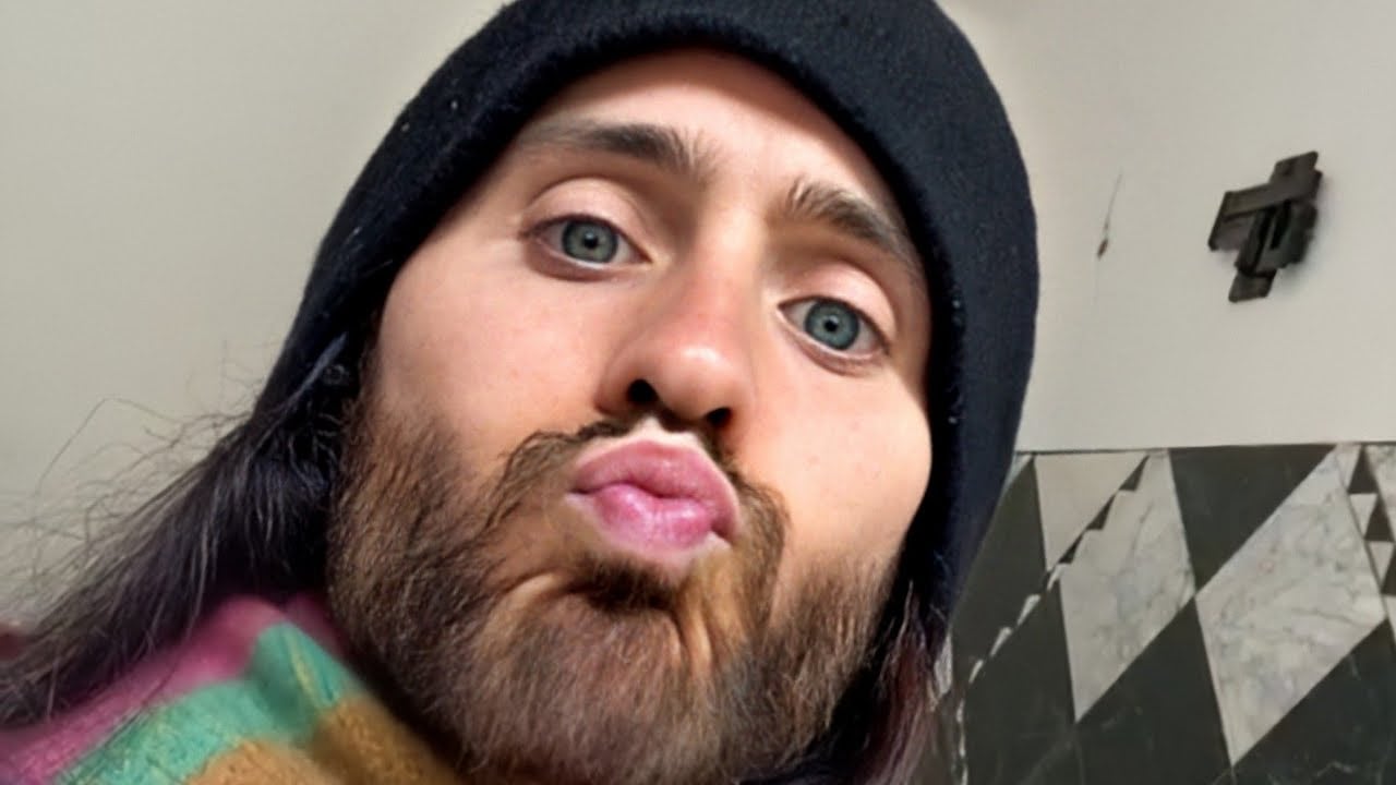 Jared Leto sorprendió con su look. / Foto: Instagram