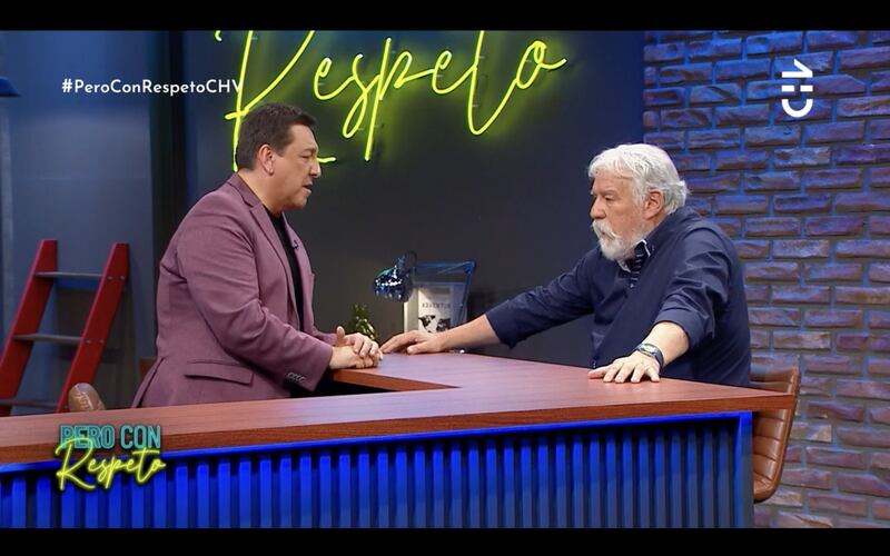 Julio César Rodríguez e Iván Arenas / Captura CHV