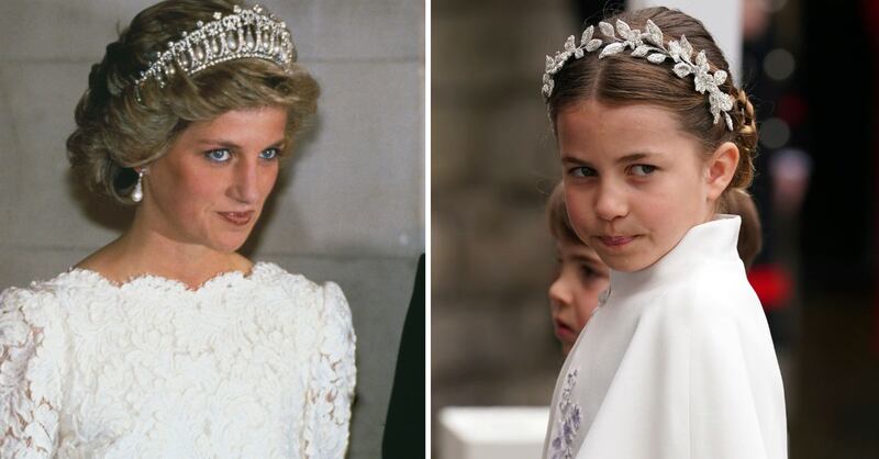 Princesa Charlotte y Lady Di