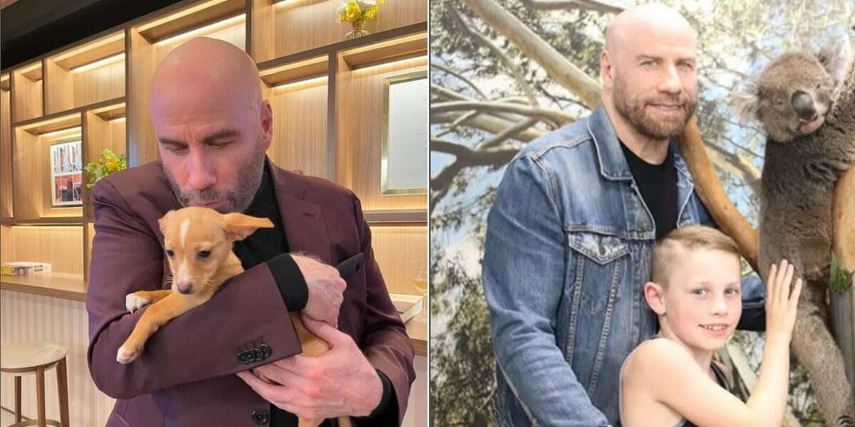 John Travolta presume a su hijo y sorprende por su gran parecido con el actor