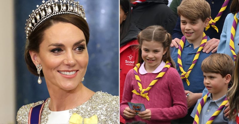 Kate Middleton es una madre abnegada para sus tres hijos, George, Charlotte y Louis
