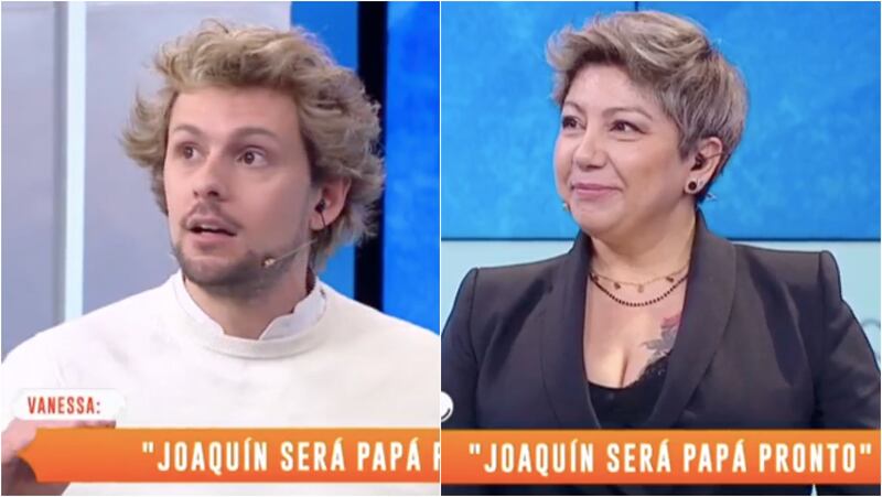 Joaquín Méndez quedó helado con predicción de Vanessa Daroch / Captura de pantalla