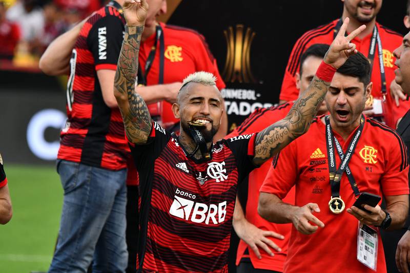 Arturo Vidal en los días felices de Flamengo. / Aton