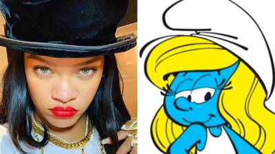 Rihanna regresa a las pantallas y sorprende al revelar que será la pitufina “malota”